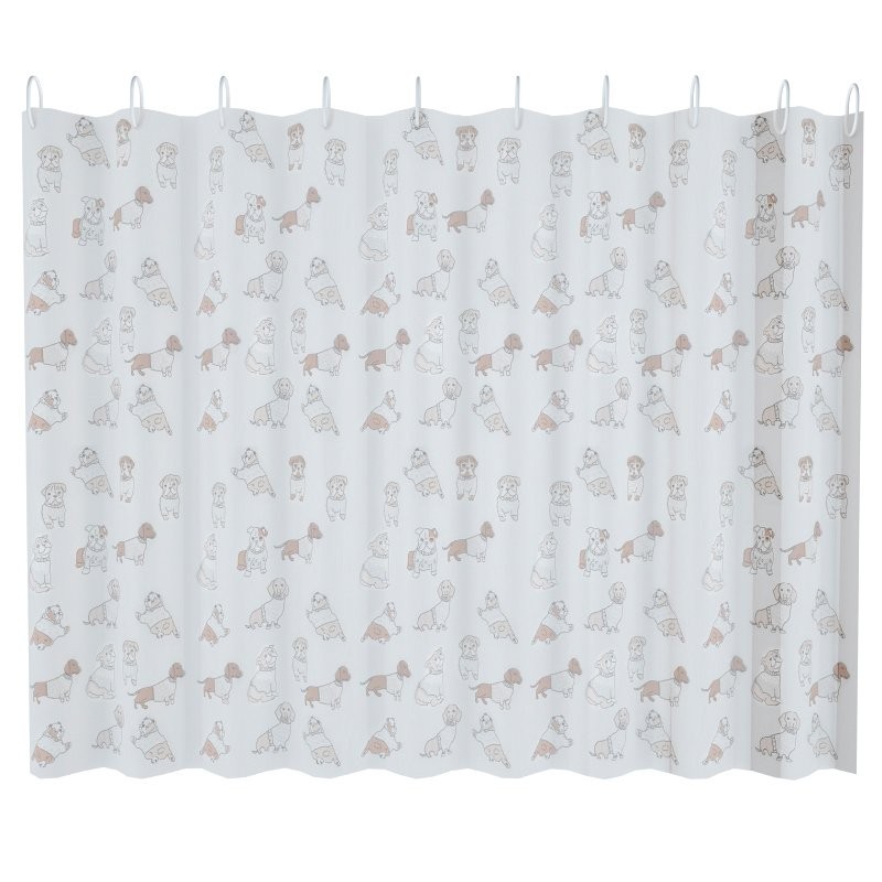 Штора для ванной Fashun A8826 180х200 см, животные