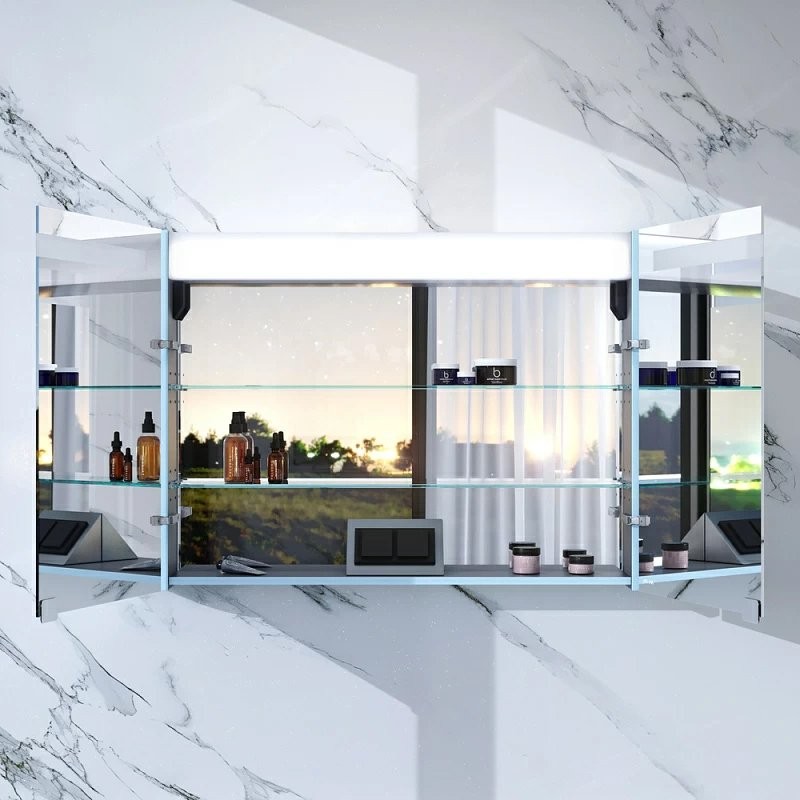 Зеркало-шкаф AM.PM Sensation 100 светло-голубой