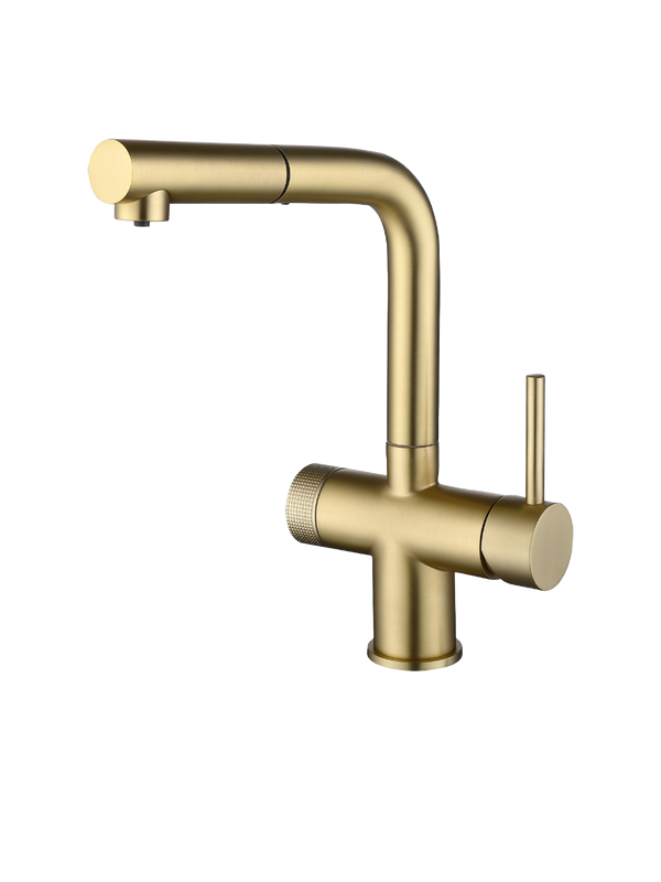 Смеситель для кухни Emar PVD ЕС - 7026 PVD Golden