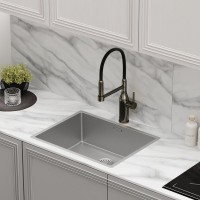 Смеситель для кухни Sancos Pride SC4011GG с гибким изливом, вороненая сталь