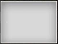 Зеркало Wellsee 7 Rays’ Spectrum 75х60 с фронтальной подсветкой, черное матовое