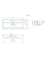 Тумба с раковиной SanStar Ориана 100 подвесная, серая, раковина Kirovit Фостер 100