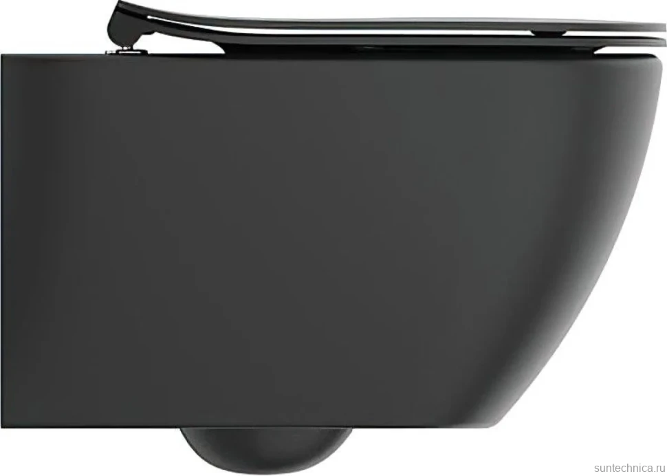 Комплект Унитаз подвесной Ideal Standard IdealMood T4665V3 безободковый, с микролифтом, матовый черный + Звукоизоляция Grohe + Инсталляция Solido 38811KF0 3 в 1 с кнопкой смыва