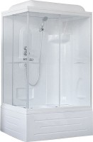 Душевая кабина Royal Bath BP RB8100BP1-T-R с высоким поддоном, с сиденьем