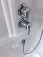 Душевая кабина Royal Bath BP RB8100BP1-T-R с высоким поддоном, с сиденьем