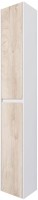 Шкаф-пенал для ванной Dreja Slim 30 белый глянец, дуб кантри