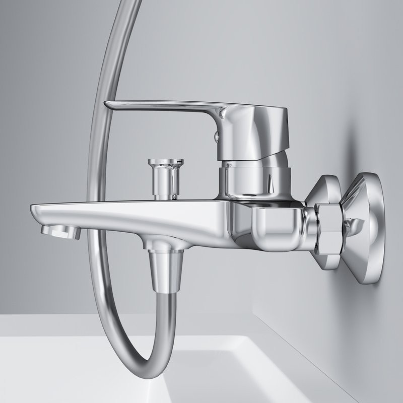 Душевой комплект Смеситель AM.PM Gem F90A10000 + Гарнитур F0119000