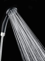 Душевой комплект Смеситель Orange One Life P02-100b + Гарнитур OL11B черный