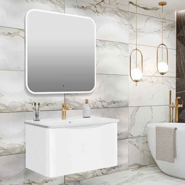 Мебель для ванной комнаты Runo Тоскана 80 белая