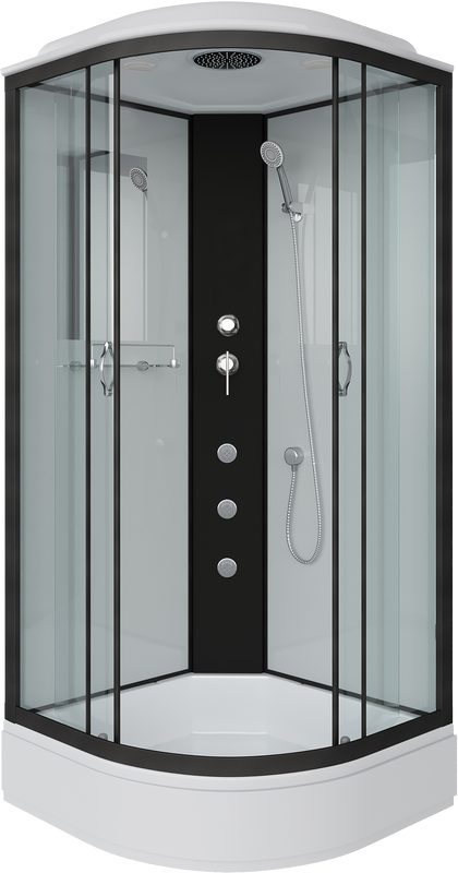 Душевая кабина Niagara Classic NG-6702-14G 100x100 см, с гидромассажем