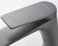Смеситель для раковины Shevanik S9101T оружейная сталь