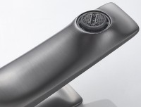 Смеситель для раковины Shevanik S9101T оружейная сталь