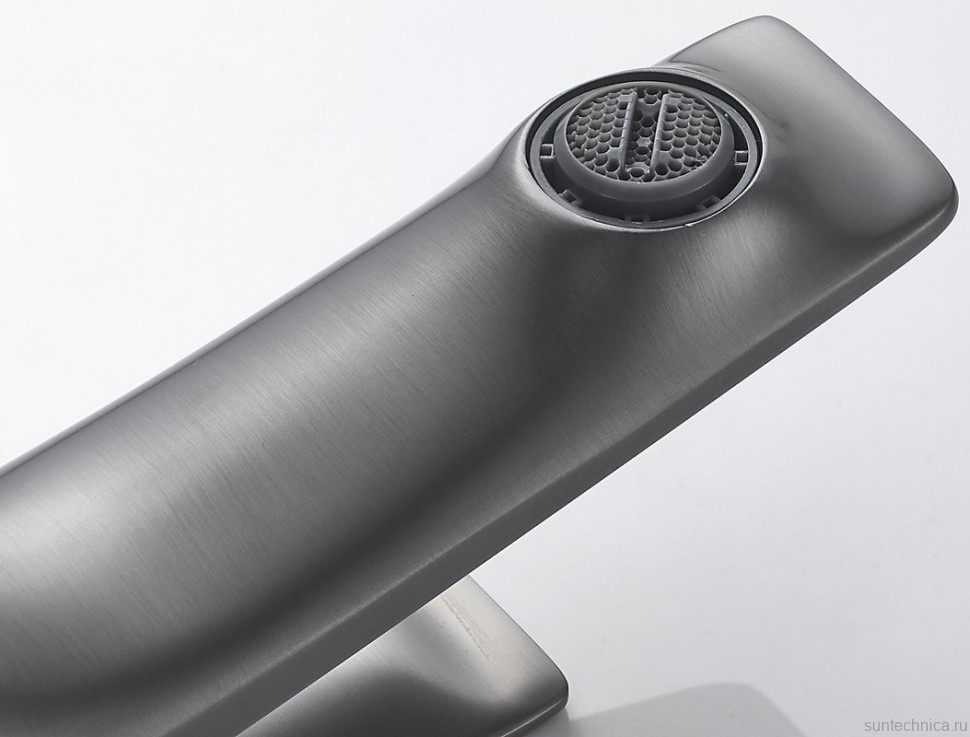 Смеситель для раковины Shevanik S9101T оружейная сталь