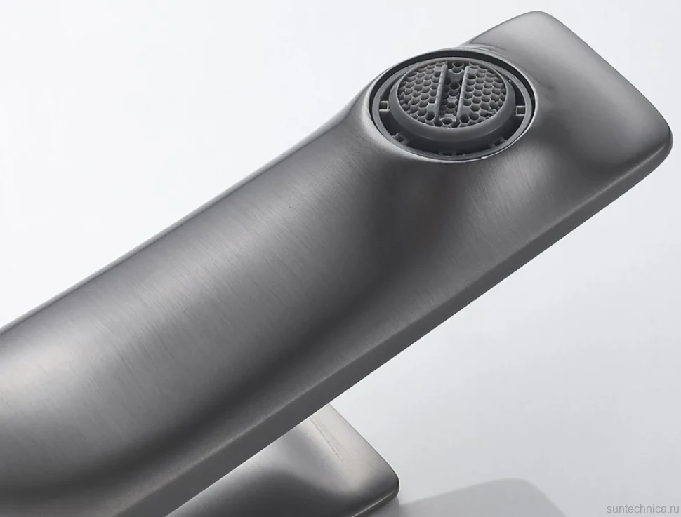 Смеситель для раковины Shevanik S9101T оружейная сталь