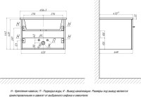 Тумба с раковиной Velvex Posse 65 верде Тумба с раковиной Velvex Posse 65 верде
