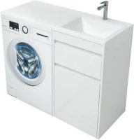 Мебель для ванной Aquanet Токио 58 1 ящик, с бельевой корзиной R