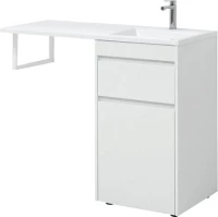 Мебель для ванной Aquanet Токио 58 1 ящик, с бельевой корзиной R