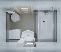 Акриловая ванна Triton Стандарт 120x70 см, пристенная, белая, на ножках