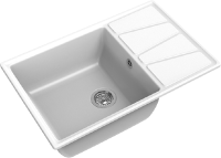 Комплект Мойка GranFest Vertex GF-V-780L иней + Измельчитель Bone Crusher BC 810-AS