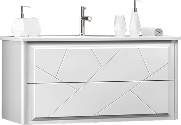 Тумба под раковину Opadiris Луиджи 100 подвесная, белая