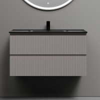 Тумба с раковиной Sancos Snob T 90 doha soft, раковина CN7002MB