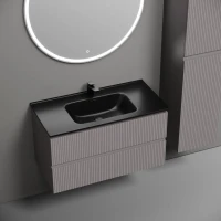 Тумба с раковиной Sancos Snob T 90 doha soft, раковина CN7002MB