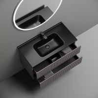 Тумба с раковиной Sancos Snob T 90 doha soft, раковина CN7002MB