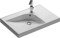 Раковина Hatria Grandangolo SX YXF901 75, 1 готовое отверстие под смеситель