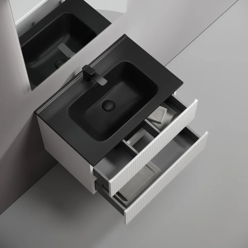 Мебель для ванной комнаты Sancos Snob T 70 bianco, раковина CN7007MB