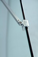 Душевая перегородка Cezares Liberta L-1-TB-70-C-Cr профиль хром, стекло прозрачное