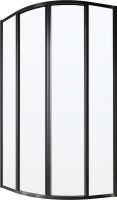 Душевой уголок Ravak Supernova SKCP4-90 195 профиль черный, стекло прозрачное Transparent