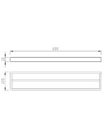 Держатель для полотенец Abber Westen AA1756SP сатин Держатель для полотенец Abber Westen AA1756SP сатин