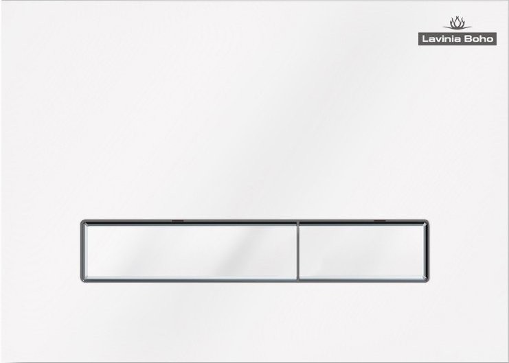 Комплект Lavinia Boho Унитаз подвесной Aveo Rimless 3306101R + Крышка-сиденье Aveo 33290600 с микролифтом + Инсталляция RelFix 38010020 + Кнопка RelFix 3805003W белая, хром