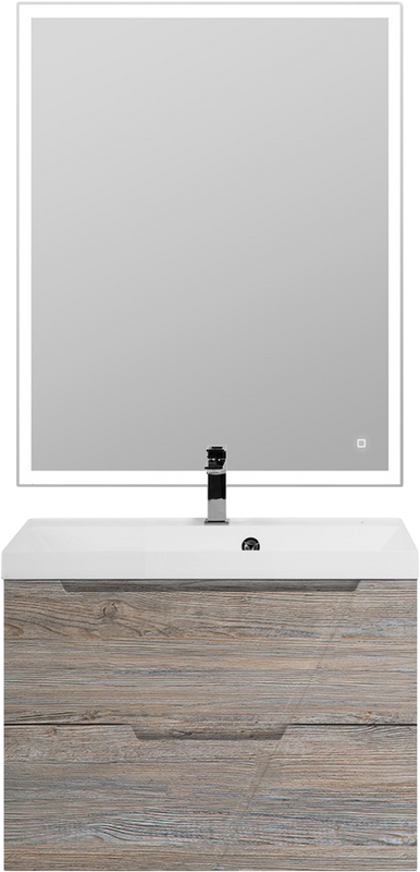 Мебель для ванной комнаты BelBagno Vittoria 70 подвесная, pino