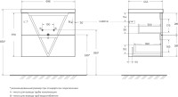 Мебель для ванной комнаты BelBagno Vittoria 70 подвесная, pino