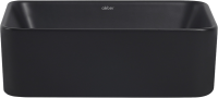 Накладная раковина Abber Rechteck AC2213MB матовая черная