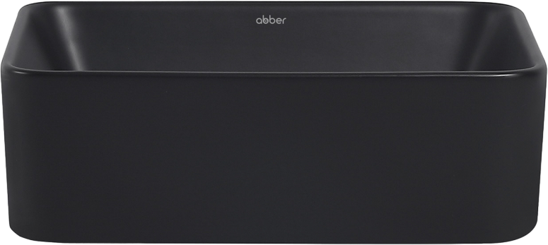 Накладная раковина Abber Rechteck AC2213MB матовая черная
