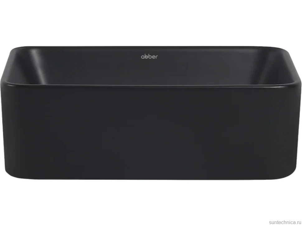 Накладная раковина Abber Rechteck AC2213MB матовая черная