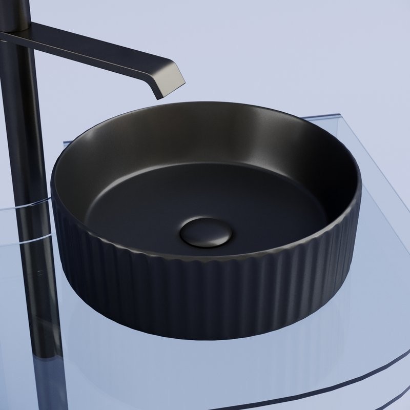 Накладная раковина Ceramicanova Element CN6057MB черная матовая