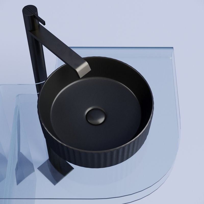 Накладная раковина Ceramicanova Element CN6057MB черная матовая