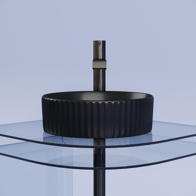 Накладная раковина Ceramicanova Element CN6057MB черная матовая