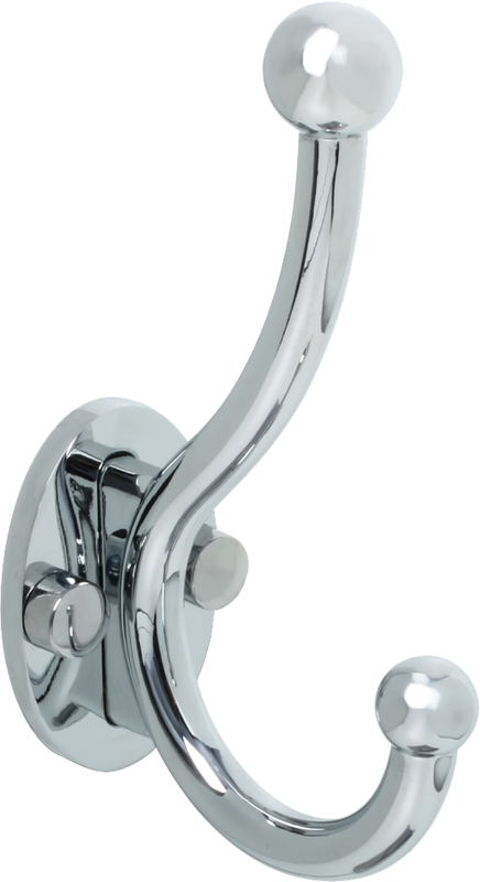 Крючок Fixsen Hotel FX-31005A глянцевый хром, на шурупах