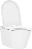 Комплект Lavinia Boho Унитаз подвесной Smart V-Clean 3359102R с микролифтом + Инсталляция RelFix 38010010 + Кнопка RelFix 3805003B + Дозатор RelFix 38040010
