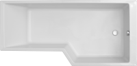 Акриловая ванна Jacob Delafon Bain-Douche Neo R 180x90 см, правая, пристенная, белая, асимметричная