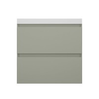 Тумба с раковиной Style Line Манхэттен 60 подвесная, олива, раковина Andrea Classic 60