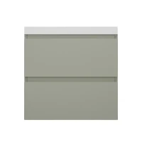 Тумба с раковиной Style Line Манхэттен 60 подвесная, олива, раковина Andrea Classic 60