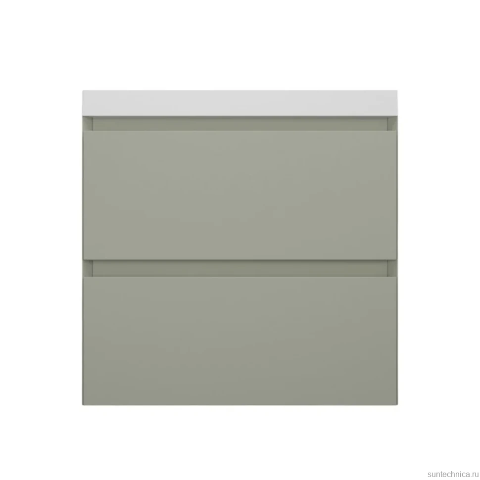 Тумба с раковиной Style Line Манхэттен 60 подвесная, олива, раковина Andrea Classic 60