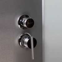 Душевая кабина Niagara Classic NG-33194-14LBKTG 110х90 см, без крыши, с гидромассажем и тропическим душем