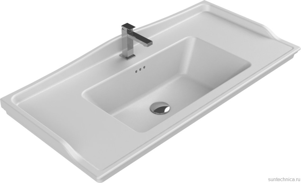 Тумба с раковиной Opadiris Оникс 100 золото