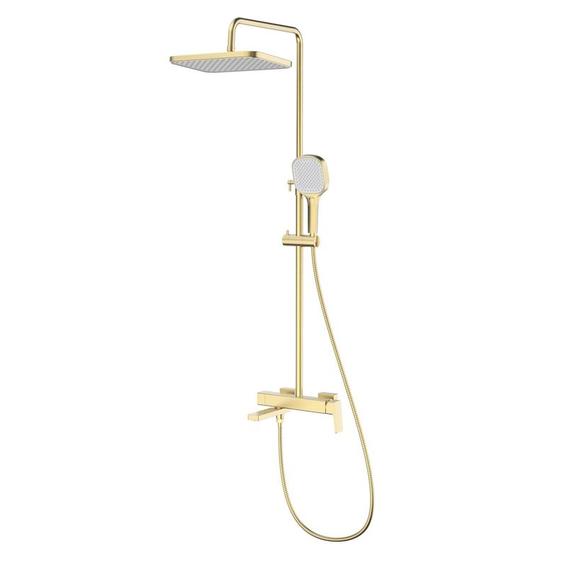 Душевая стойка Raglo R30.24.03 сатин золотой